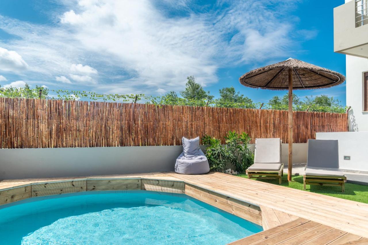 Gazi Cozy House With Pool Near Beach מראה חיצוני תמונה