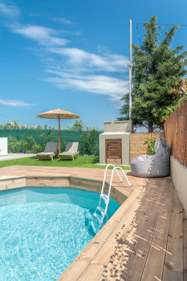 Gazi Cozy House With Pool Near Beach מראה חיצוני תמונה