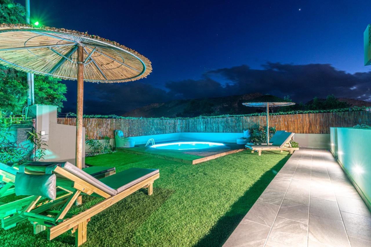 Gazi Cozy House With Pool Near Beach מראה חיצוני תמונה