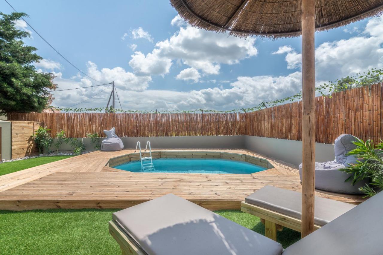 Gazi Cozy House With Pool Near Beach מראה חיצוני תמונה