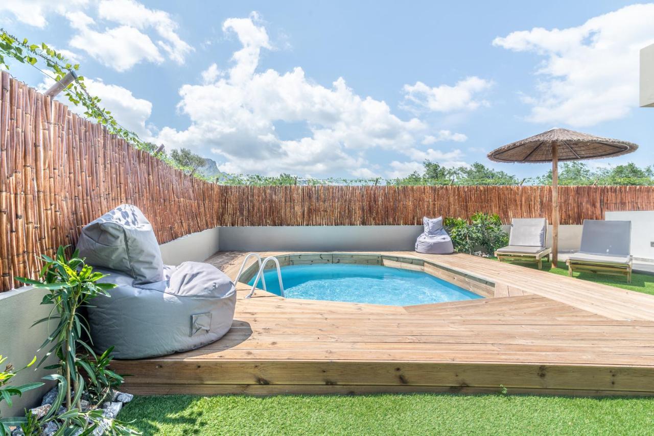 Gazi Cozy House With Pool Near Beach מראה חיצוני תמונה